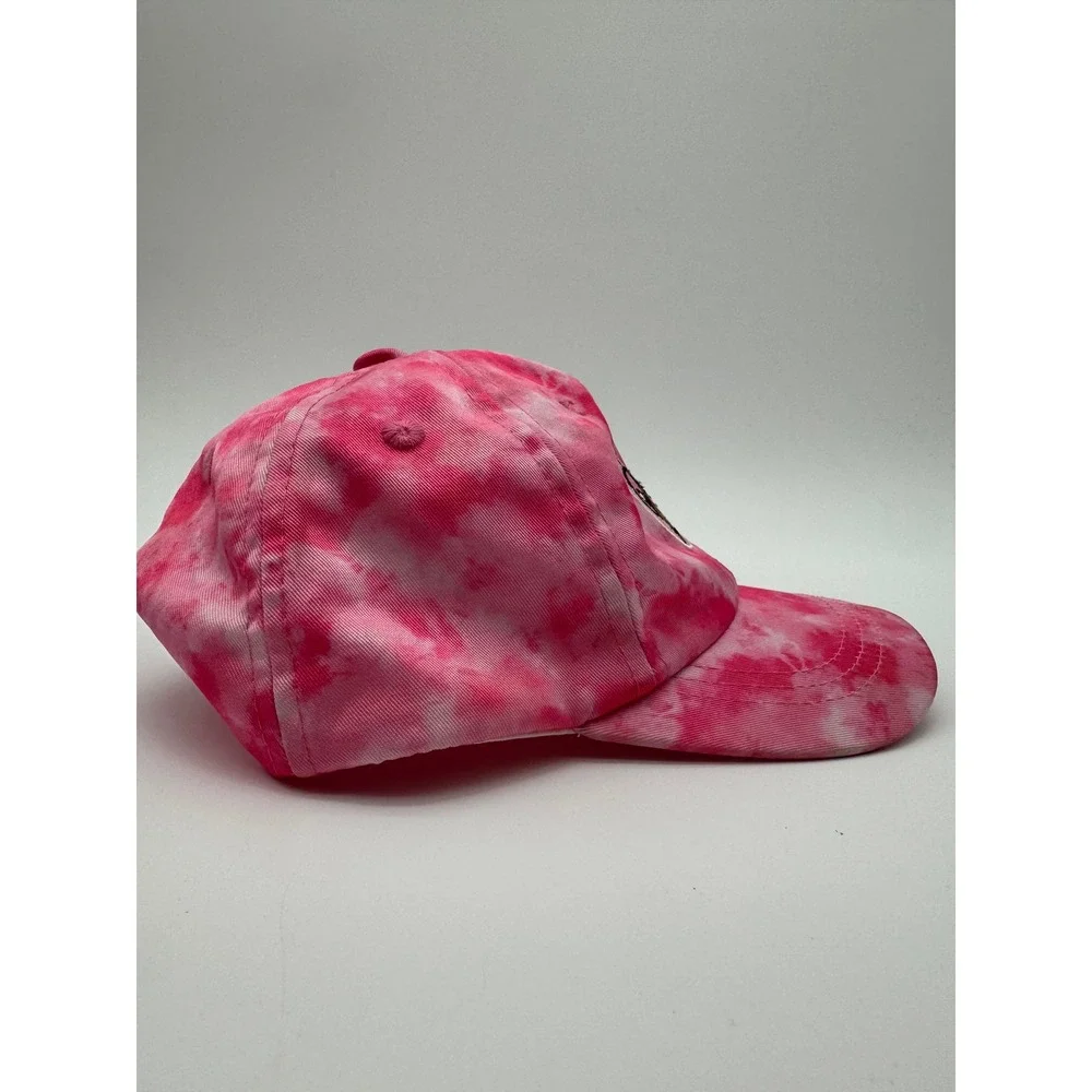 Buc-ee's‎ Pink Tie Dye Beaver Logo UPF 50+ Infant Sun Hat Cap